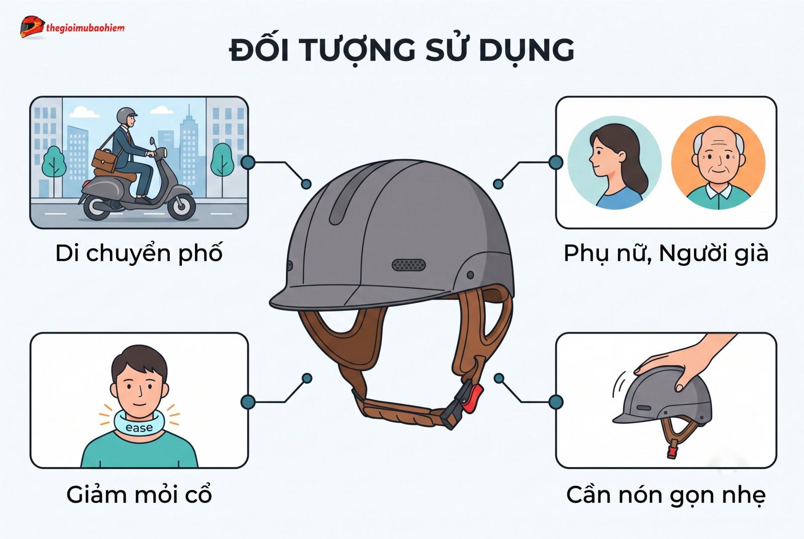 Những ai nên sử dụng mũ bảo hiểm siêu nhẹ?